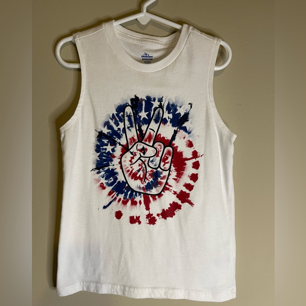 Celebrate Patriotic Muscle Shirt